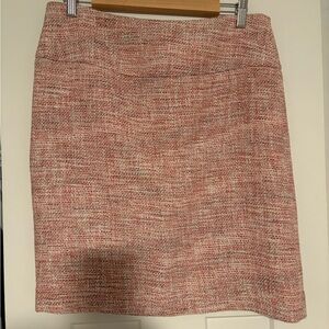 Tahari Pink Multi Tweed Skirt 8